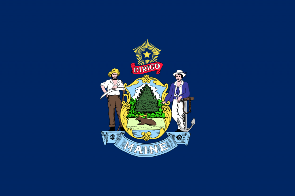 Maine's House of Representatives is debating a proposal to change the design of Maine's flag.